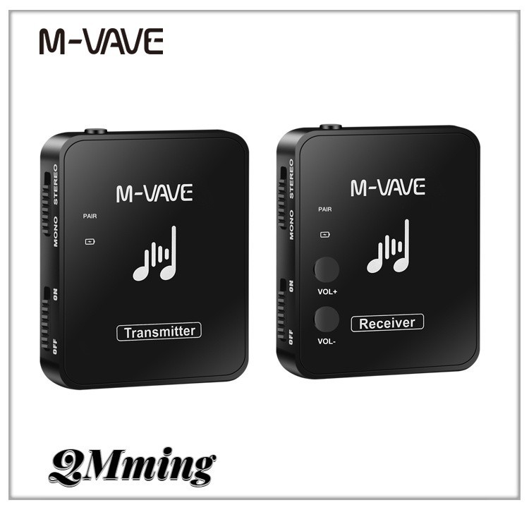 M-VAVE WP-10 Monitor de fone de ouvido sem fio 2.4G Recarregável Transmissor Receptor