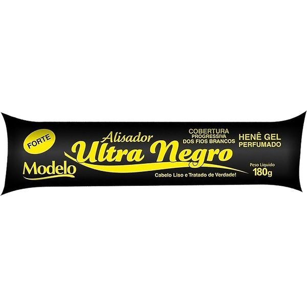 DIVINA DAMA MODELO GEL ALISADOR ULTRA NEGRO FORTE 180GR