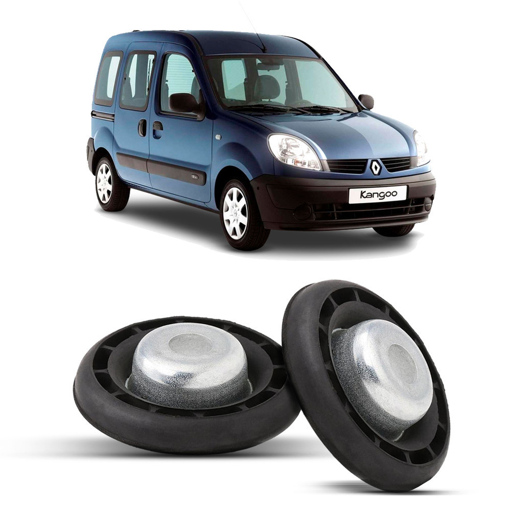 Par Calço Kit Prato Superior Amortecedor Dianteiro Renault Kangoo 2009 2010 2011 2012 2013 2014 2015