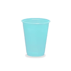 Copo Descártavel BioDegradável 200ml - Azul Candy - 50 unidades - Rizzo