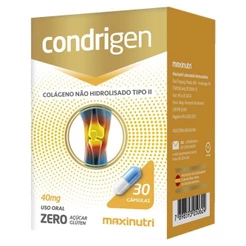 Condrigen Colágeno Tipo 2 40mg C/ 30 Cápsulas - Maxinutri