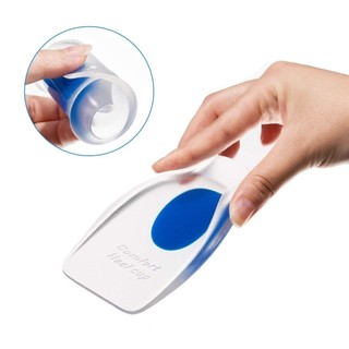 1/2/3 Pares Calcanheira de Silicone Gel Ortopédica Esporão Dor Anti Impacto