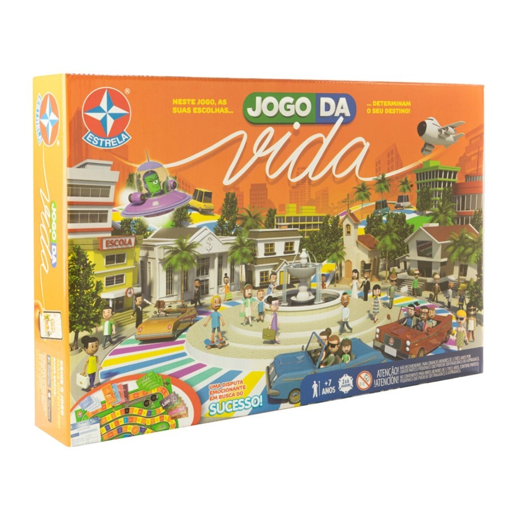 JOGO DA VIDA ESTRELA COM APLICATIVO APP BRINQUEDO MESA FAMÍLIA DIVERSÃO TABULEIRO CLÁSSICO DINHEIRO em Oferta na Shopee