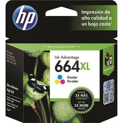 Cartucho de Tinta 664XL Tricolor F6V30AB - HP em Oferta na Shopee