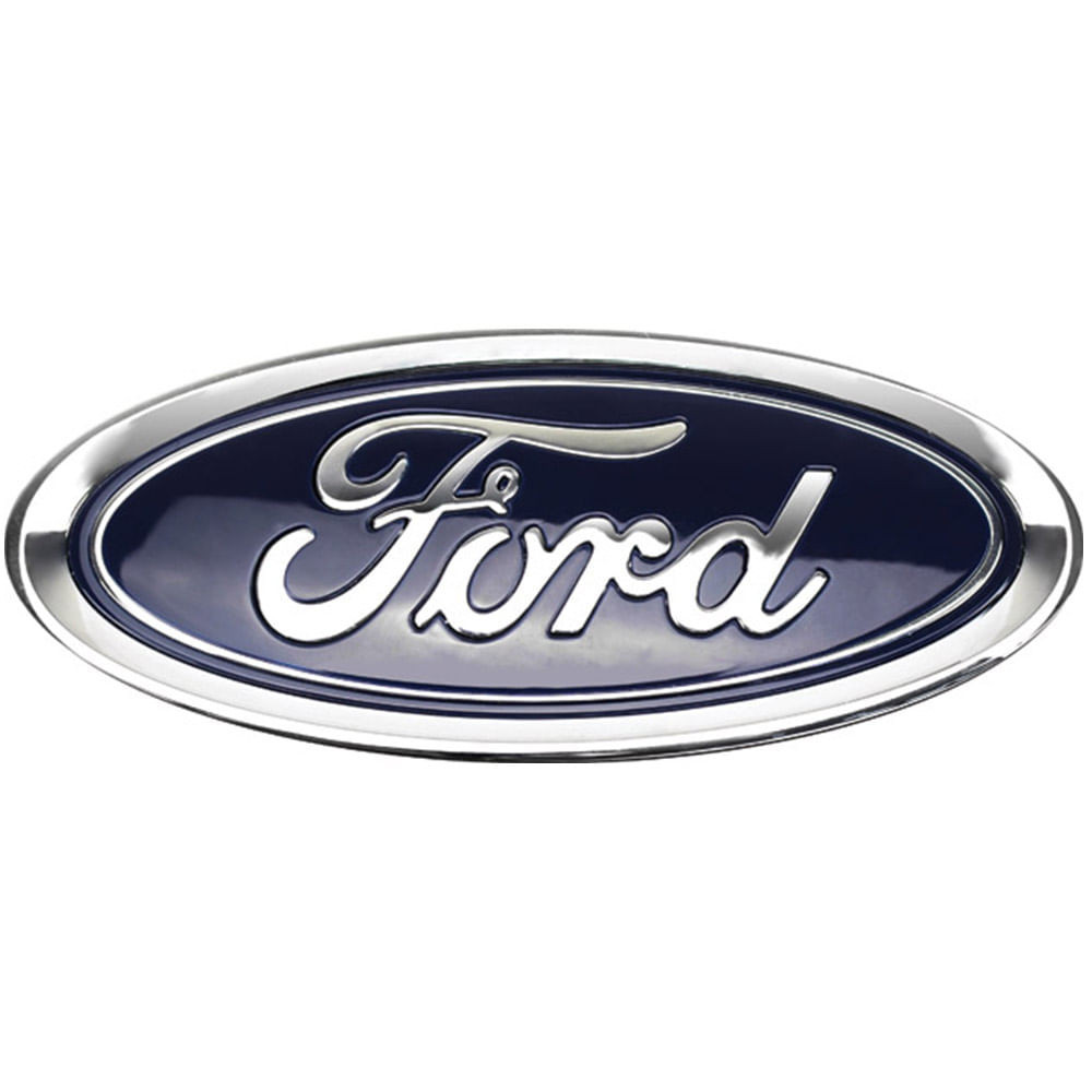 Emblema da Grade e Mala Ford New Fiesta 2010 2011 2012 2013 e Porta Mala Novo Ka e Ka+ 2014 a 2020