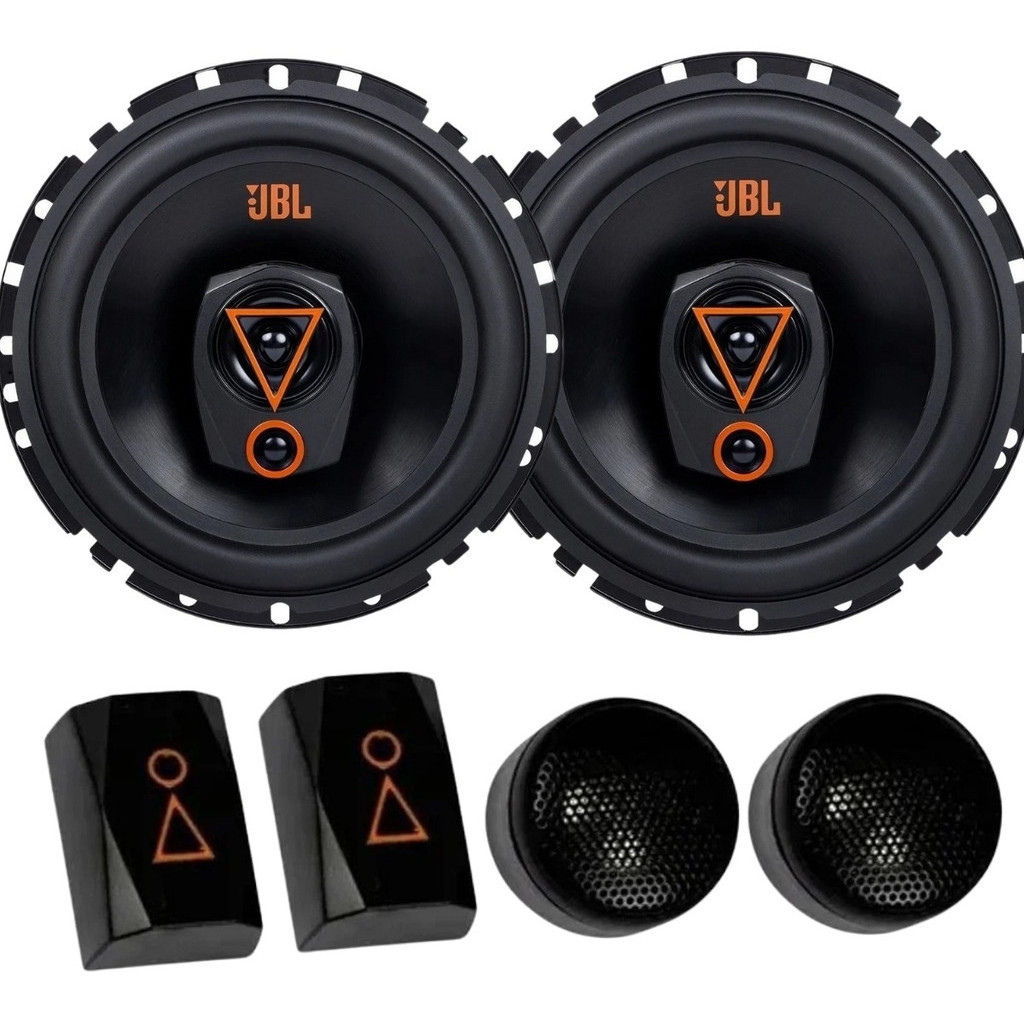 Par de Alto Falantes JBL 6TRMS80 160W + Par Mini Tweeters 1TWMS80 160W