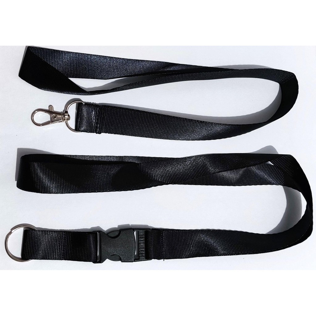 Cordão Preto Mosquete Engate Para Crachá em Oferta na Shopee