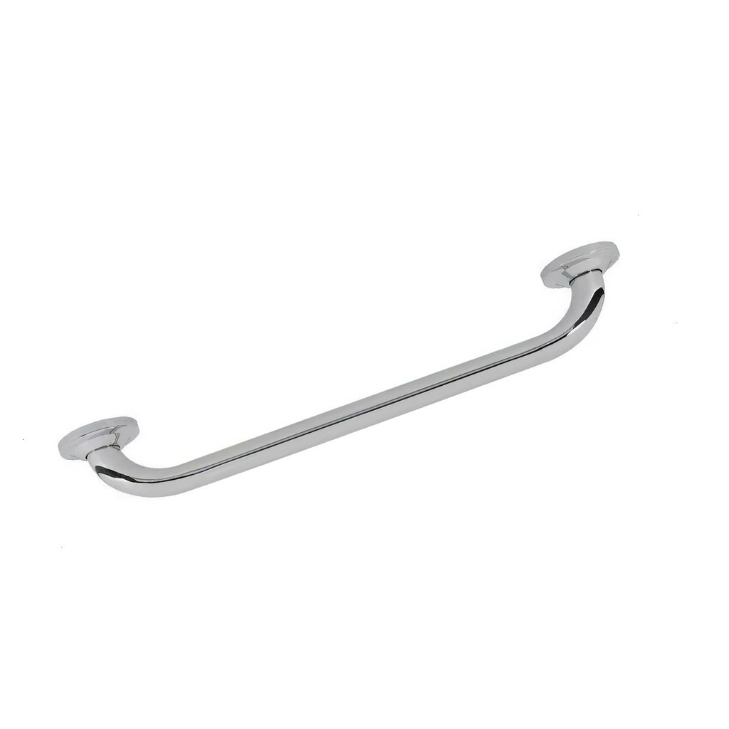 Barra Alça Apoio 30cm Inox Acessibilidade Suporte Idoso Gestante Cadeirante PCD Box Esacada Corrimao Banheiro