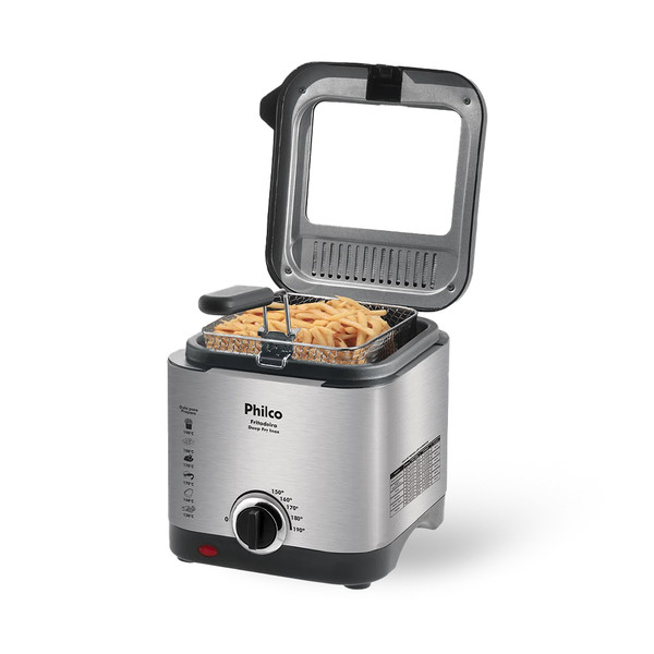 Fritadeira Philco Deep Fry 900W Inox 1,8 Litros