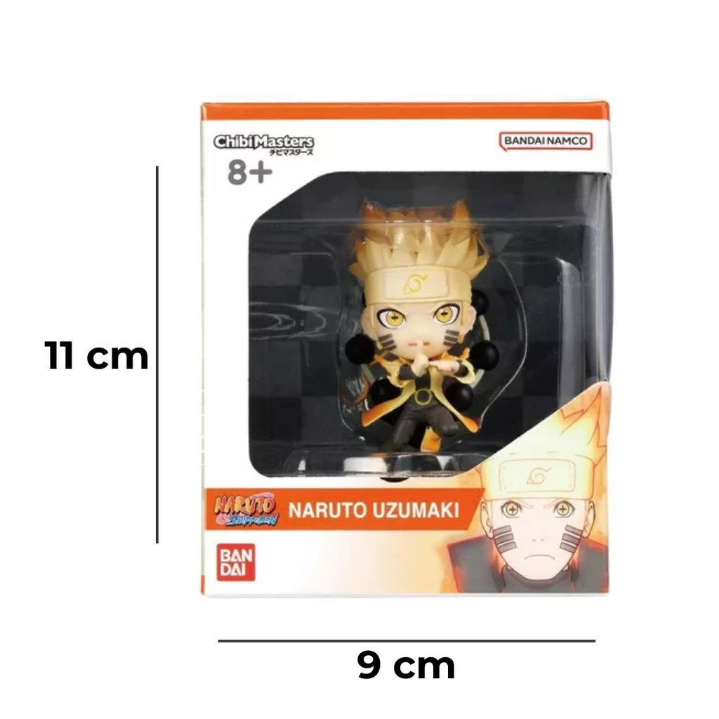 Naruto Bandai Boneco Chibi Anime Master Colecionavel Figura De Ação Action Figure