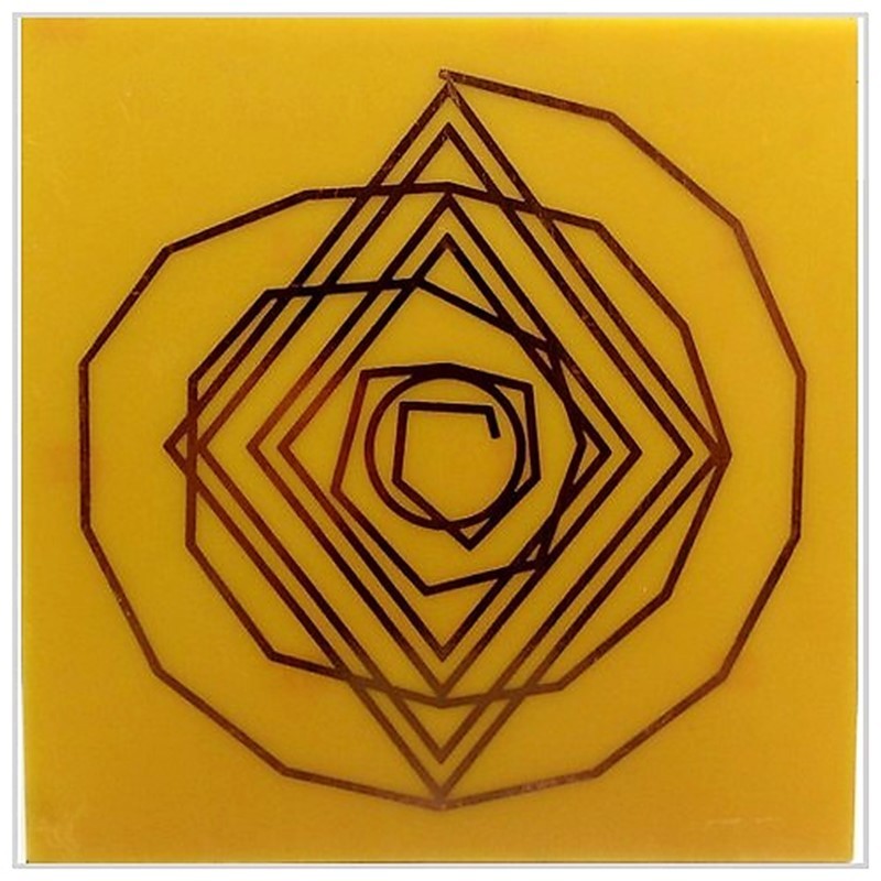 Placa Espiral Cósmico G - Gráfico em Cobre Poderosa para o SUCESSO