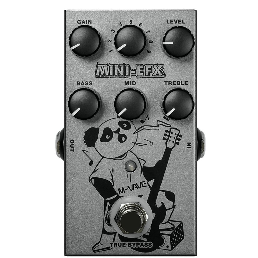 Pedal de Distorção M-Vave Mini-EFX Overdrive Boost