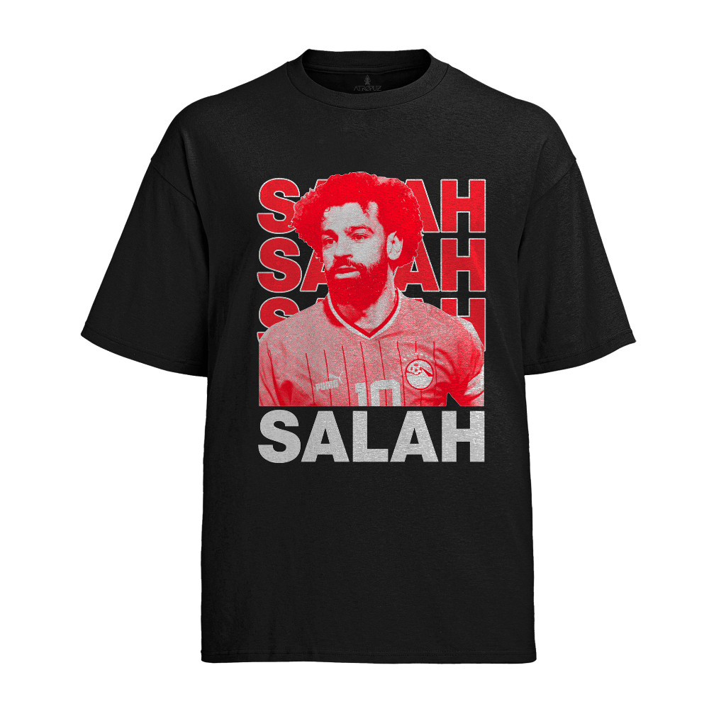 Camiseta Premium Rei Egito Mohamed Salah Craque 100% Algodão Lançamento 2025 Envio Rápido