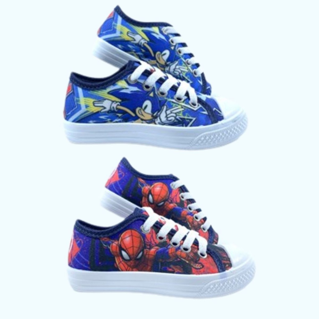 Kit Tênis Infantil Masculino Casual Personagens Confortável em Oferta na Shopee