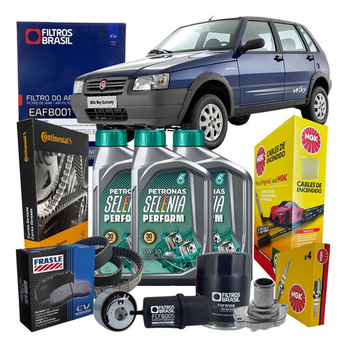 Kit Revisão - Fiat Uno Mille Fire 1.0/  Uno Way Economy Fire 1.0 - Petronas
