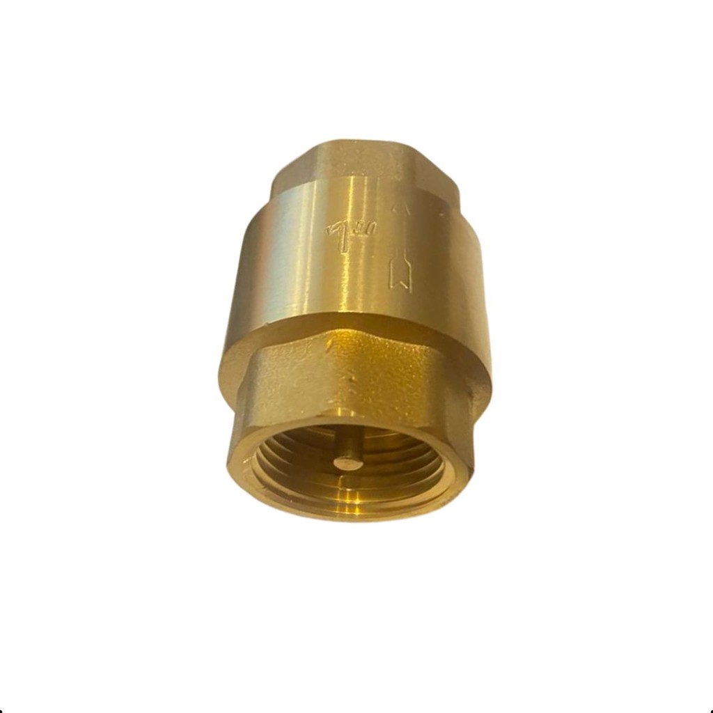 Válvula Retenção VERTICAL Latão 1" Femea Latão PIG