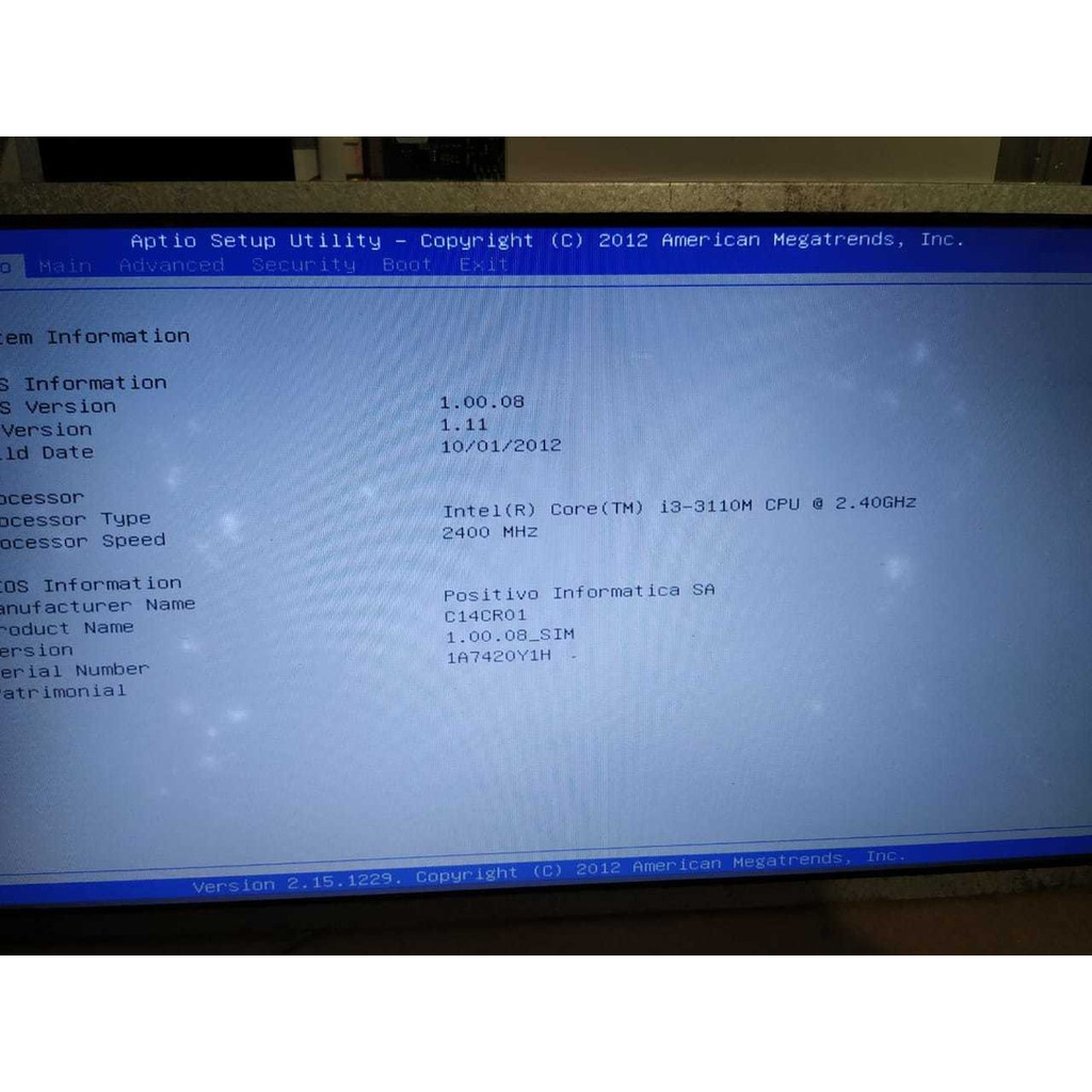 Tela Notebook Itautec W7415 W7435 A7520 14 C/ Manchas