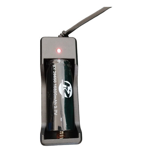 Carregador De Bateria T9 T6 Premium X900 + 1 Bateria De Alta Durabilidade 26650 16800mah