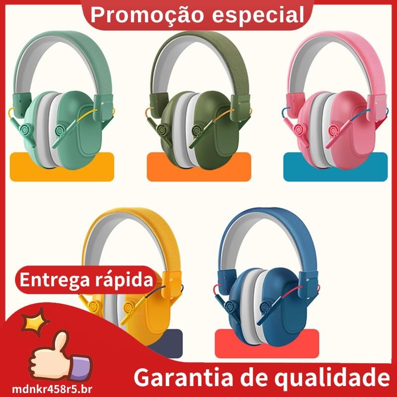 Fones De Ouvido Infantis Com Cancelamento De Ruído Para Aprendizagem-Protetores Antirruído Descompressão De Aeronaves Mo