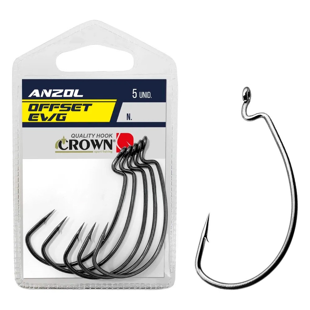 Anzol Crown OffSet EWG  2/0 C/05 - Crown