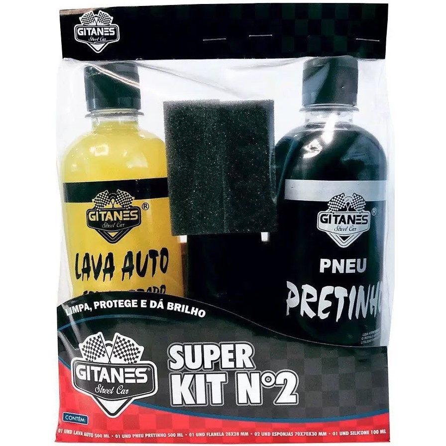 Kit Limpeza N°2 Gitanes Shampoo Pretinho Silicone em Oferta na Shopee