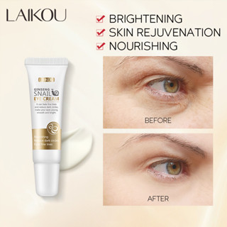 LAIKOU Ginseng Creme Para Os Olhos De Caracol Remover Bolsas Anti-Envelhecimento 15g em Oferta na Shopee