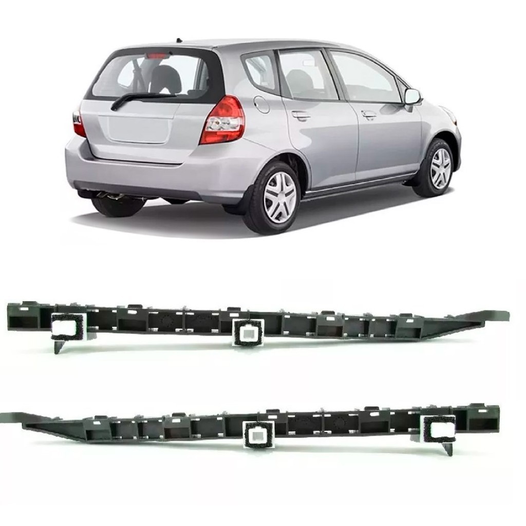 Suporte Guia Parachoque Traseiro Honda Fit 2003 2004 2005 2006 2007 2008 em Oferta na Shopee