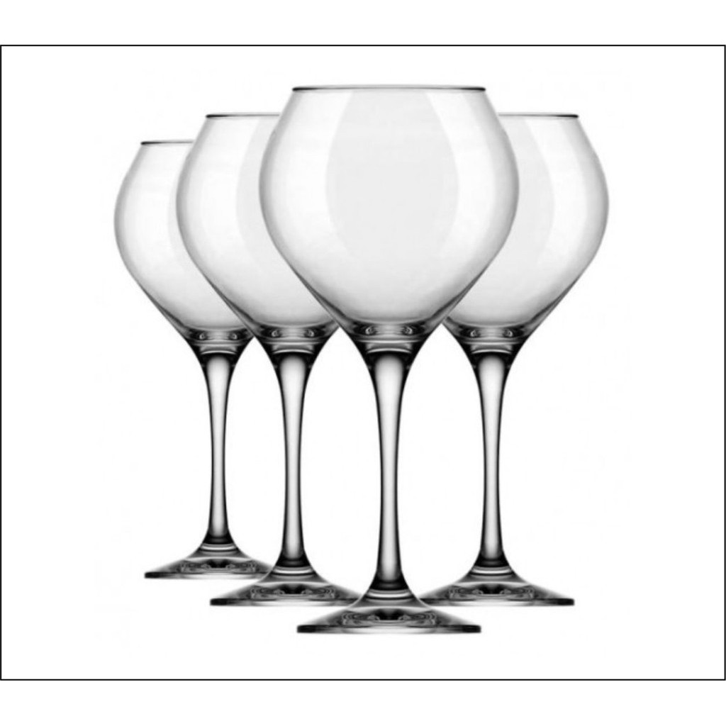 Jogo de Taças Vinho Tinto Gin de Vidro Prestige 600ml 06uni