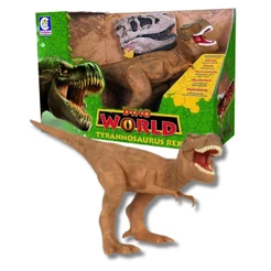 Boneco Dino World Kids Tyranossaurus Rex Faz Sons de Dinossauro de Verdade para Crianças +3 Anos Cotiplás - 2088