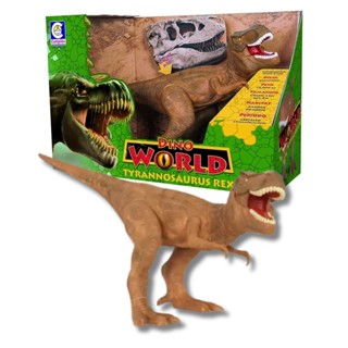 Boneco Dino World Kids Tyranossaurus Rex Faz Sons de Dinossauro de Verdade para Crianças +3 Anos Cotiplás - 2088 em Oferta na Shopee