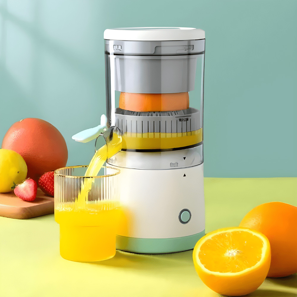 Espremedor De Laranja Elétrico 400Ml Máquina De Suco Natural Recarregável Processador De Frutas Suqueira Eletrica Portátil Cozinha Limão Maracujá Goiaba Fruta Sucos