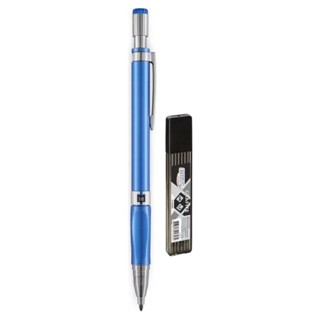 Lapiseira Metalizada 2.0mm HB Azul + Grafite LP2001 BRW em Oferta na Shopee