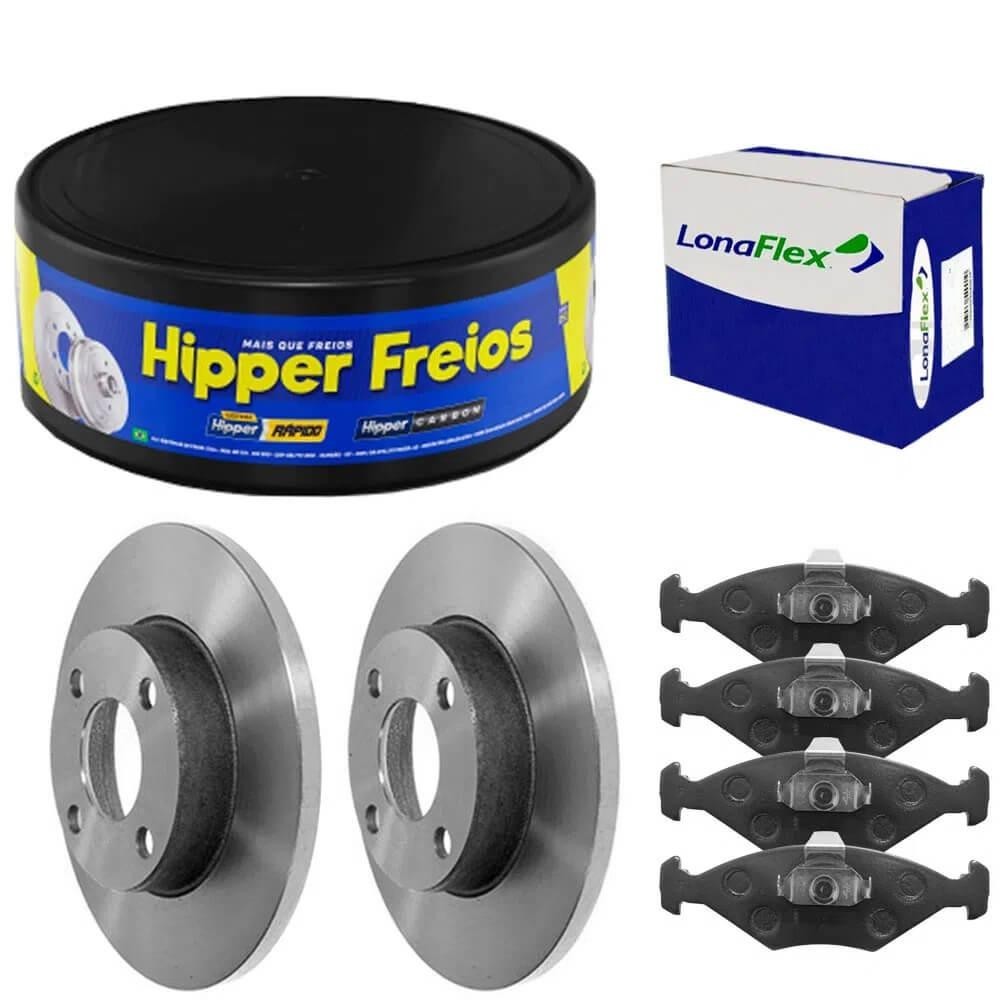 Kit Pastilha Disco Freio Gol G5 2009 A 2012 Dianteiro Sólido em Oferta na Shopee