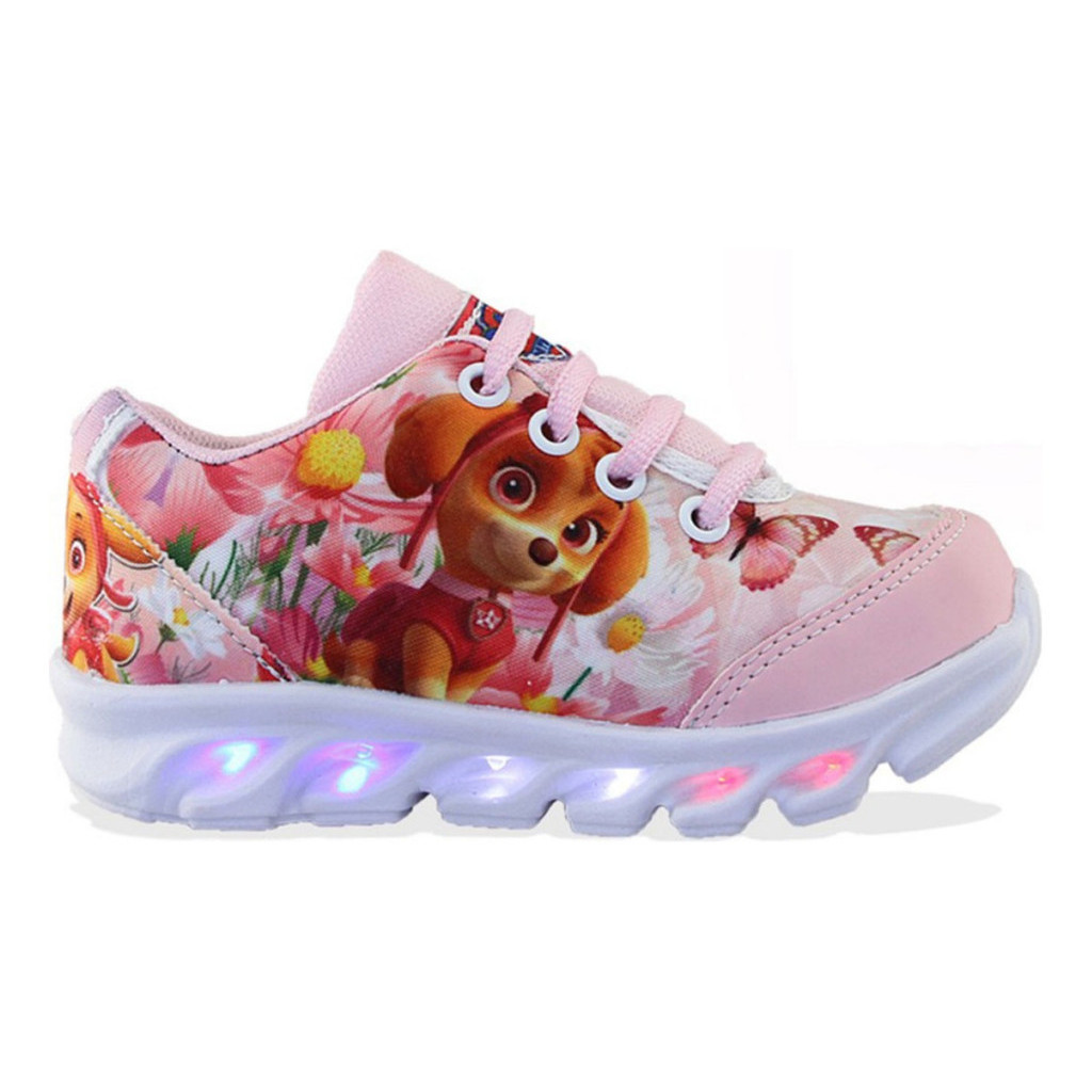 Tenis De Led Infantil Feminino Patrulha Sky Com Luz Luzinhas