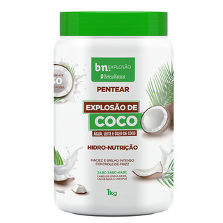 Creme de Pentear Beleza Natural Explosão de Coco 1Kg bn.Explosão em Oferta na Shopee