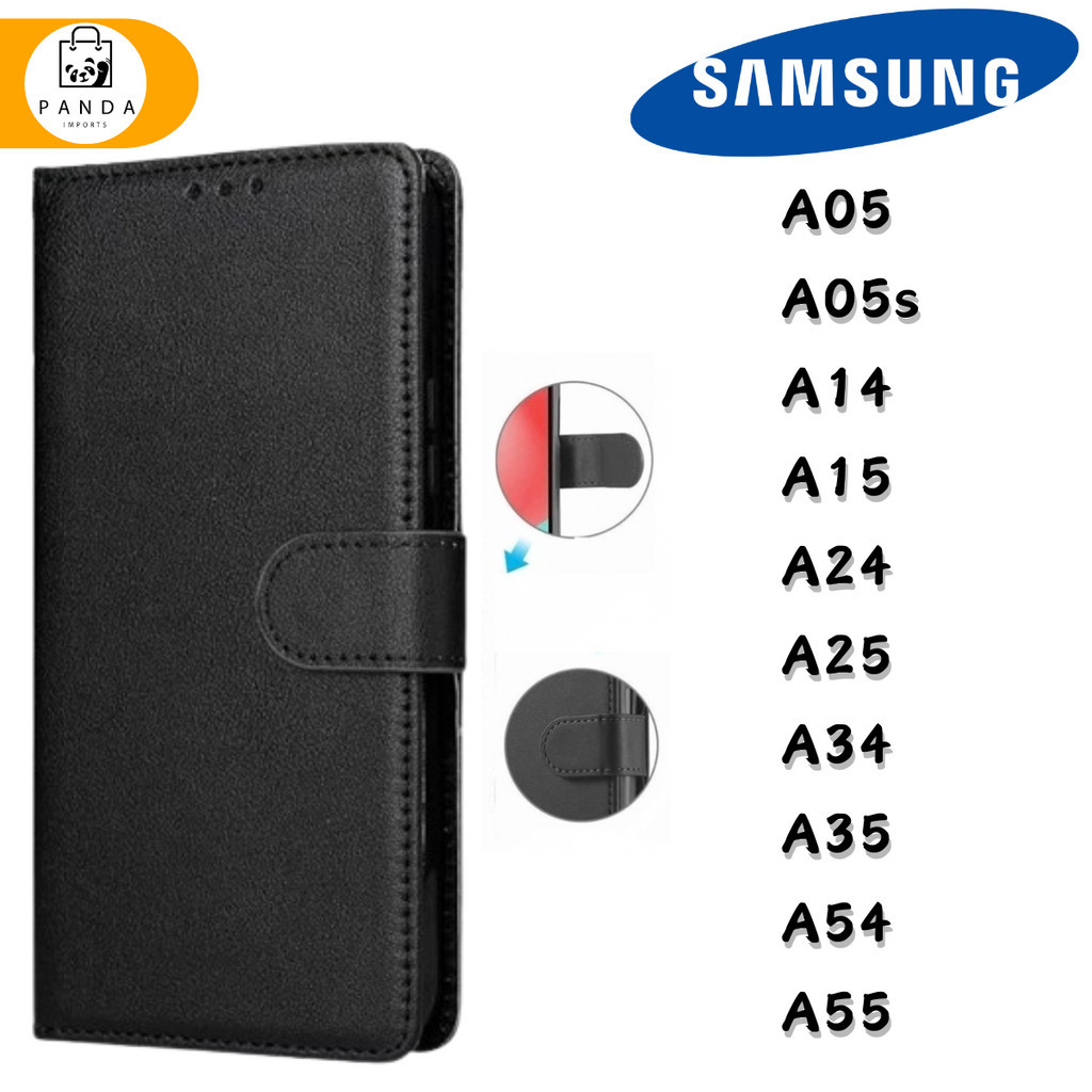 Capa Capinha Carteira Flip Cover Para Samsung Galaxy A05/A05s/A14/A15/A24/A25/A34/A35/A54/A55