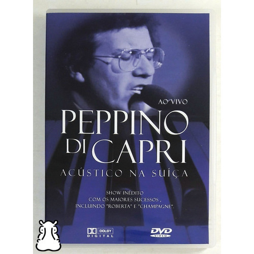 Dvd Peppino Di Capri - Acústico Na Suíça Ao Vivo