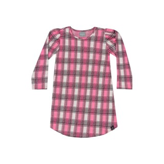 Vestido Xadrez Infantil Quimby em Oferta na Shopee