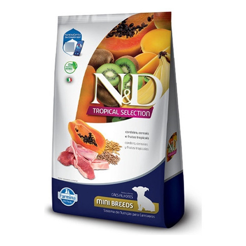 Ração Para Cachorro N&d Tropical Puppy Mini Cordeiro 2,5kg