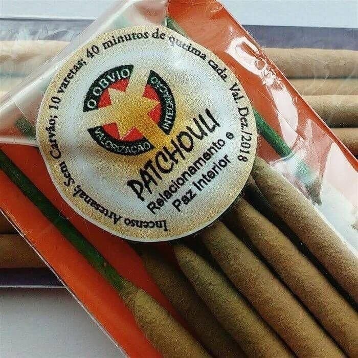 Incenso Natural Patchouli - Relacionamento e Paz Interior
