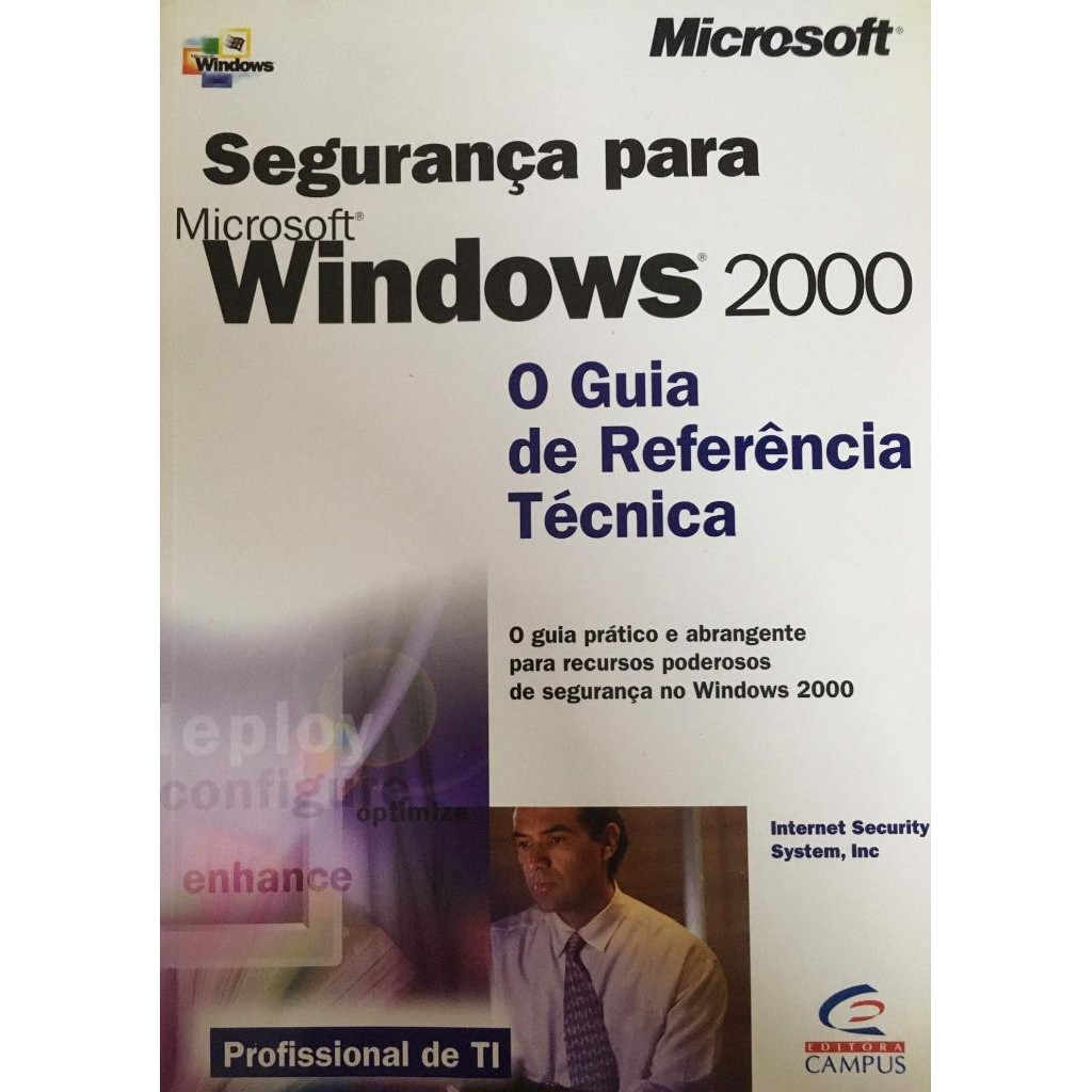 Livro: Segurança para Microsoft Windows 2000 - O Guia de Referência Técnica Autor: John Hayday (Novo, Lacrado)