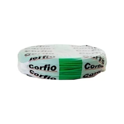 Fio Elétrico Flexível Corfio 750v 2,5mm Rolo 100m Verde Cabo