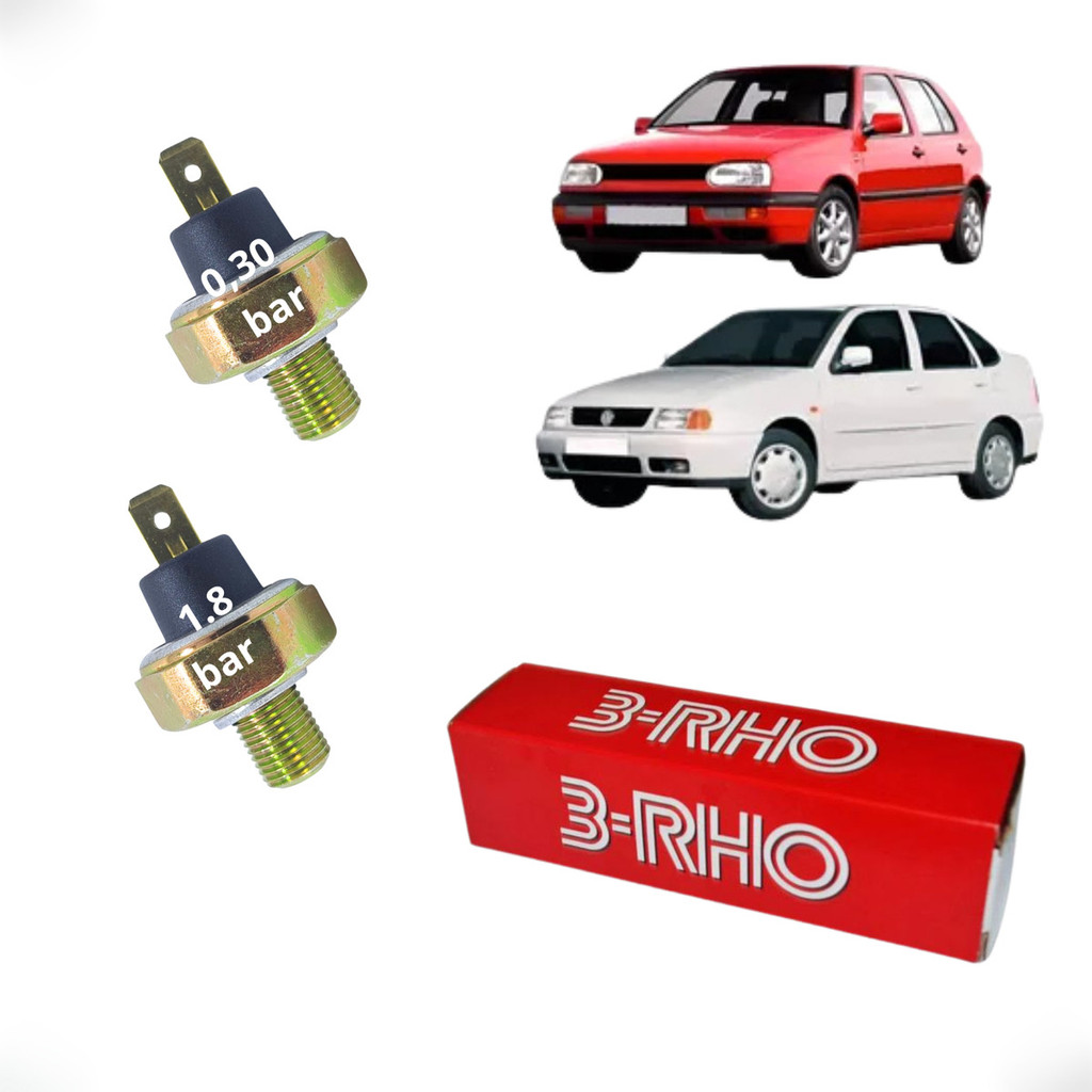 Kit 2 Cebolinha Sensor Óleo Vw Golf 1.8/2.0, 94 95 96 97 98