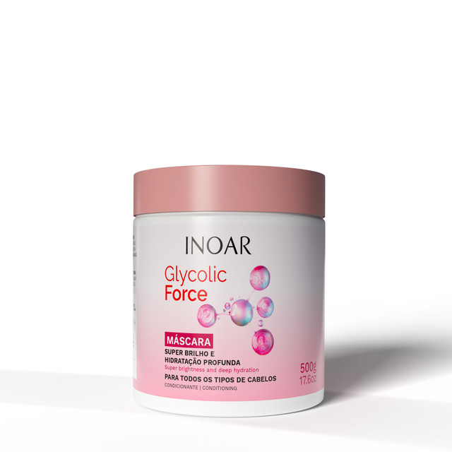 Inoar Glycolic Force Máscara Hidratação 500g em Oferta na Shopee