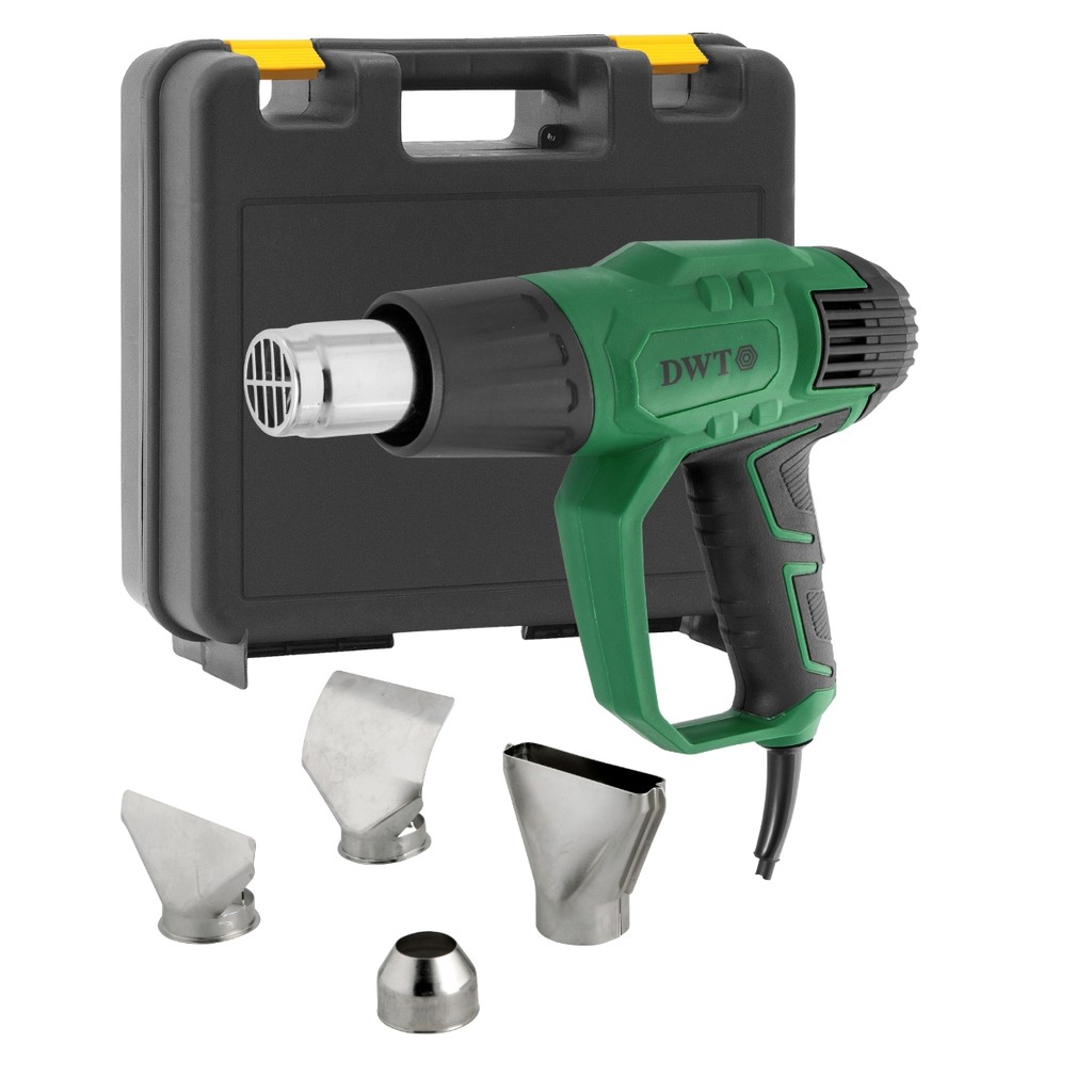 Soprador Térmico 2000W DWT e Acessorios Com Maleta Plastica Para Transporte