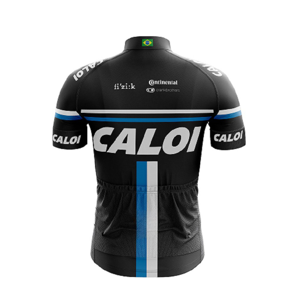 Camisa Ciclismo Manga Curta Caloi Profissional Treino Bolso Traseiro Dry Fit — imagem 2 de 2