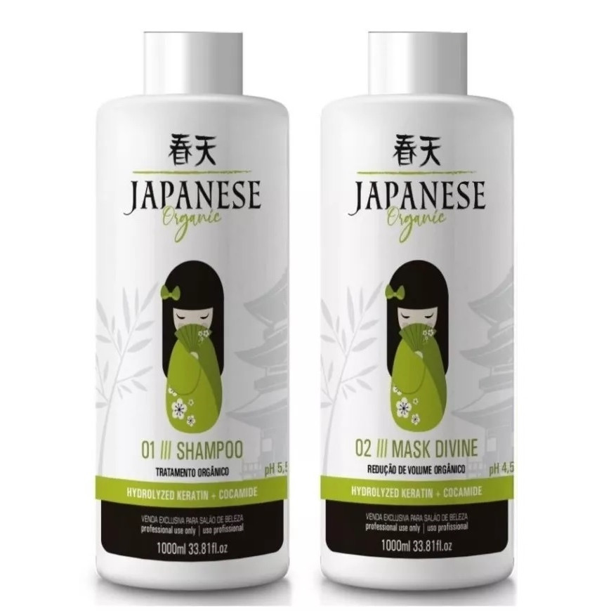 selagem organica japonesa top liso extremo 100% liso sem ardencia kit 2x1 litro
