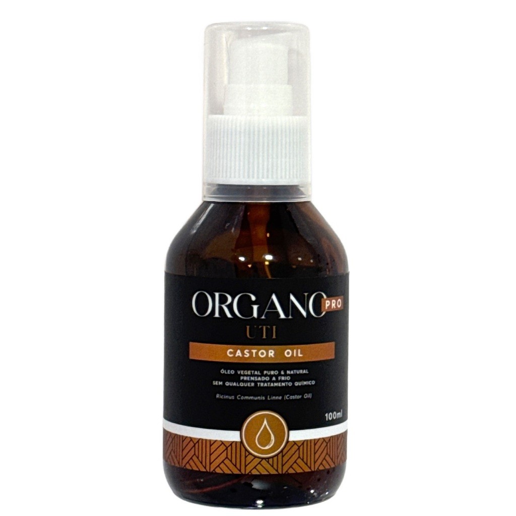 SUPER ÓLEO PARA FORTALECER E FAZER CRESCER OS CABELOS BEM FORTES ORGANO 100ML MAMONA PURO PERFEITO B