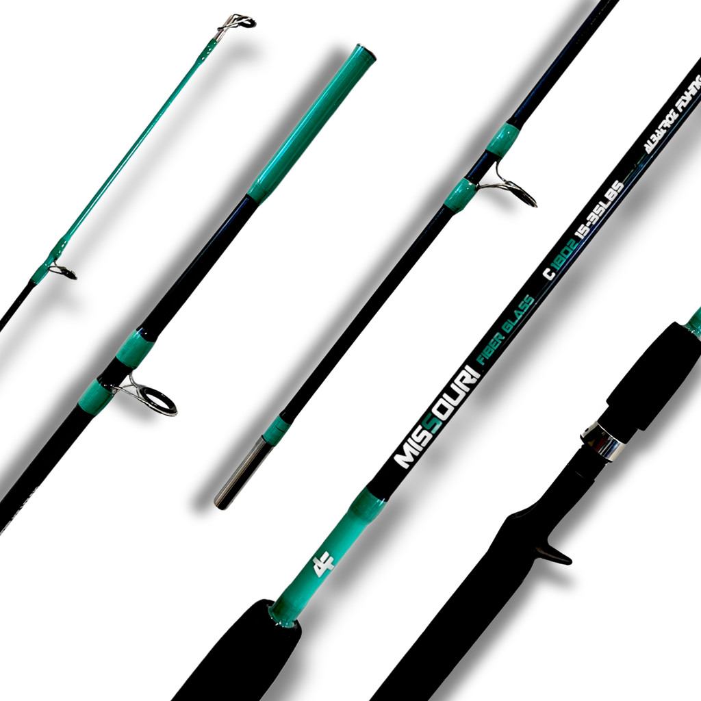 Vara Pesca Para Carretilha Missouri 1,80m 35lbs Albatroz Ação Média Fibra Vidro Maciça 2 Partes em Oferta na Shopee
