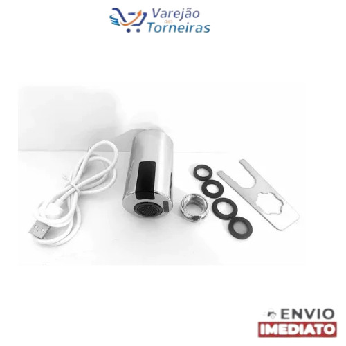Arejador De Torneira Com Sensor Automático Inteligente Pia Bico Adaptador De Torneira Recarregável